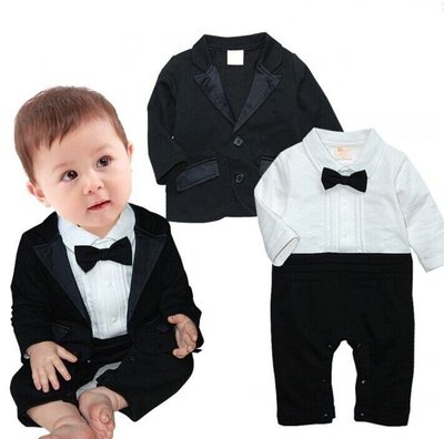 男小童黑色兩件式西裝造型服。男花童 造型服