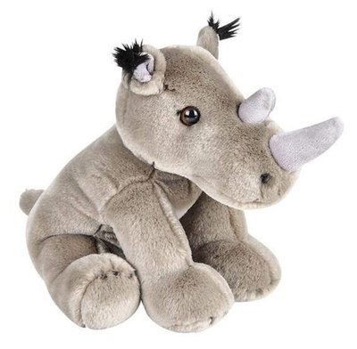 7307c 日本進口 限量品 可愛犀牛動物絨毛娃娃玩偶玩具裝飾品擺件送禮禮物