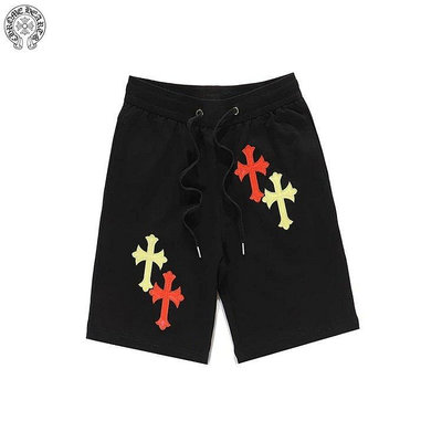 【Lydia代購】Chrome Hearts 克羅心  280克貼皮重工刺繡工藝短褲