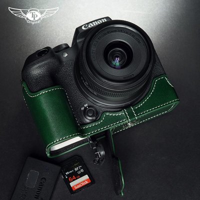 TP原創 牛皮Canon佳能EOS R10相機包 eosr10皮套保護套 真皮手柄