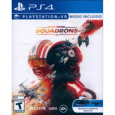 (新品瑕疵，盒損) PS4 星際大戰：中隊爭雄 中英文美版 Star Wars: Squadrons