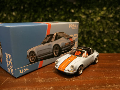 1/64 POPRACE Singer Targa Porsche 911 Gulf PR640078【MGM】