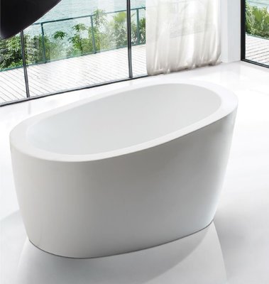 《E&amp;J網》XYK220 壓克力一體成型 獨立式浴缸120cm 造型落地浴缸