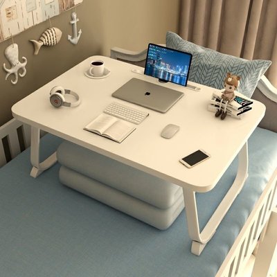 折疊電腦桌宿舍學生寫字臺家用臥室功能大號書桌簡約床上小桌子