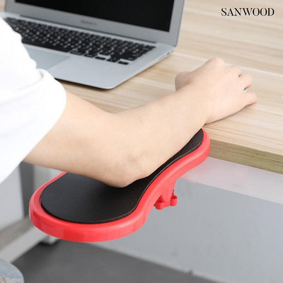 §sanwood電腦手托架手臂支撐架電腦桌手托板護腕滑鼠墊創意可旋轉手臂支架