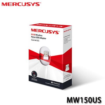 【MR3C】限量 含稅附發票 Mercusys水星 MW150US N150 無線微型 USB 網卡