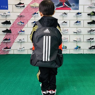 【100%正品】Adidas愛迪達兒童書包2022新款男小童小學生大容量雙肩運動背包H48397