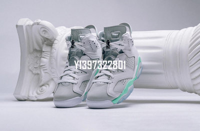 Air Jordan 6 薄荷 白綠 清新百搭 氣墊減震籃球鞋 DQ4914-103【ADIDAS x NIKE】