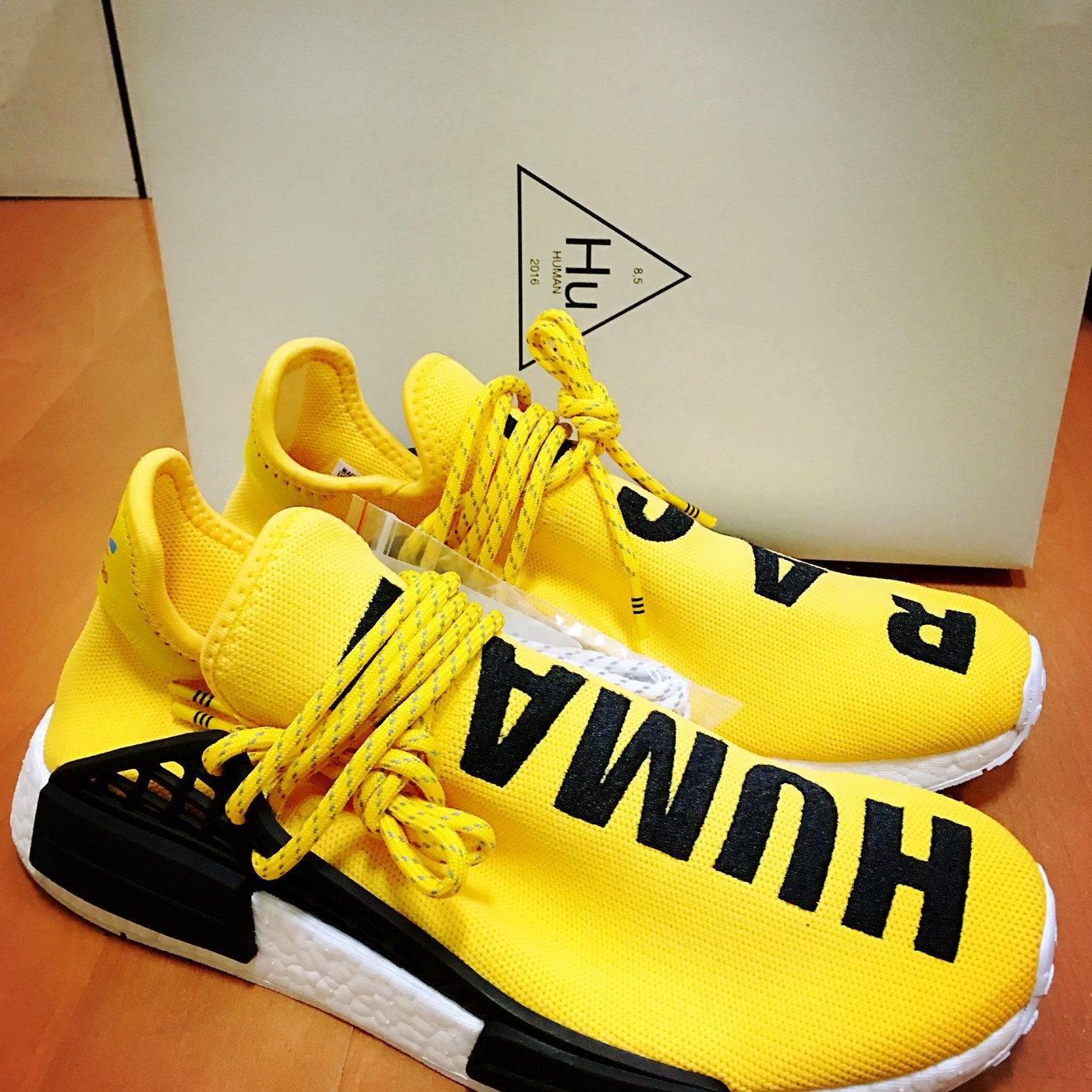 adidas nmd hu pharrell human race yellow