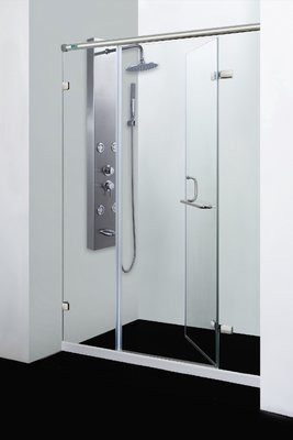 《振勝網》HCG 和成衛浴 旗艦型 SV2E 無框 淋浴拉門 一字三片 淋浴門 二固一開門 / 8mm 強化清玻璃