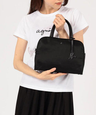 新款 日本包 agnes b 小b包 日本b 防水 簡約 百搭 經典 黑色 通用包 尼龍包 手提包 側背包 休閒包 斜背包