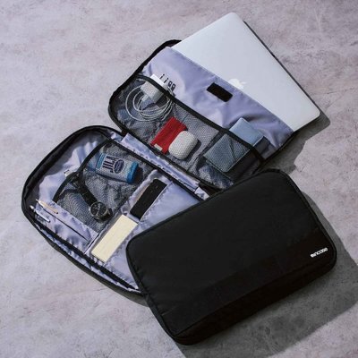《瘋日雜》573日本雜誌Mono MAX附錄 Incase 多功能 化妝包 旅行出國 過夜包收納包 筆電包 整理包 日雜