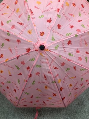 現貨 全新 benefit 晴雨傘 直立傘 粉色~台南市東區可面交