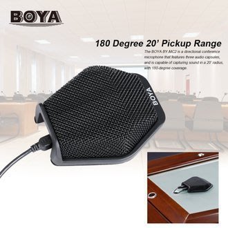 【EC數位】BOYA BY-MC2 USB 桌上型會議麥克風 降噪消迴音360度全向型10米直徑收音   內建喇叭