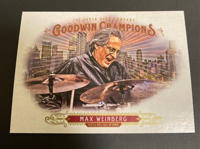 Max Weinberg 2018 Upper Deck Goodwin Champions #52 Rock & Roll Hall of Famer