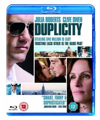 BD 全新英版【口是心非】【Duplicity】Blu-ray 藍光 茱莉亞羅勃茲