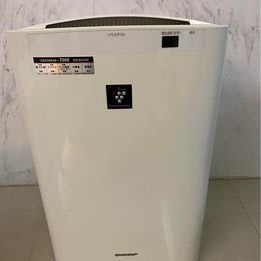 二手日本原裝夏普Sharp白色加濕空氣清淨機