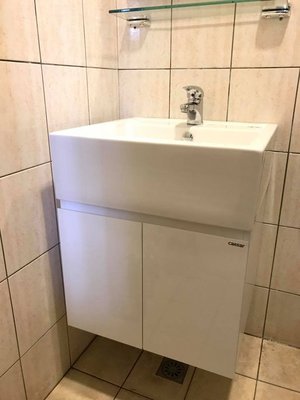 【水電大聯盟 】 凱撒衛浴 LF5236 /  EH05236AP 懸掛式浴櫃 面盆 浴櫃組 原廠龍頭