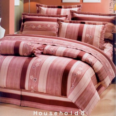 100%高級精梳棉 台灣製造 雙人床包涼被組 細膩精心設計 優雅的讓人愛不釋手 [KF2535]