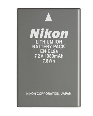 【完整盒裝】NIKON EN-EL9a ENEL9a ENEL9 原廠鋰電池 D40 D40X D60 D3000