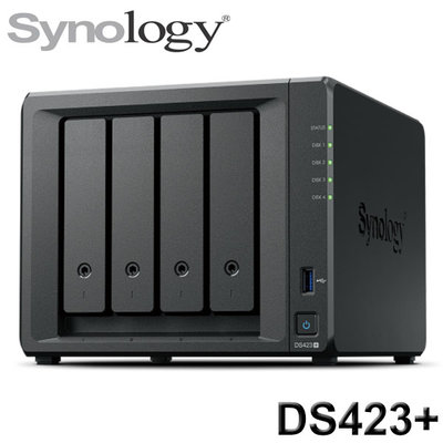 【MR3C】含稅 Synology 群暉 DiskStation DS423+ 4Bay 網路儲存伺服器 NAS