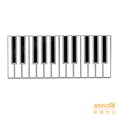 【民揚樂器】紙鍵盤 鋼琴鍵盤 練習鍵盤 音樂教具 鋼琴教具 四個八度音 53鍵