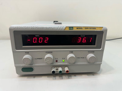 GW Instek GPR-3510HD DC Power Supply 350W 35V10A直流電電源供應器(示波器）