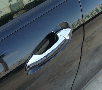 ~圓夢工廠~Benz 賓士 W204 coupe 兩門 2011~14 C180 C250 C63 車門鍍鉻把手蓋飾貼