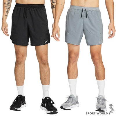 【下殺】Nike 男裝 短褲 無內裡 速乾 黑/灰【運動世界】DM4742-010/DM4742-084