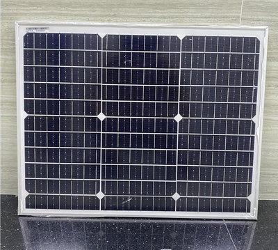 星火A級太陽能電池板40w單晶太陽能板發電板光伏組件充12v蓄電池