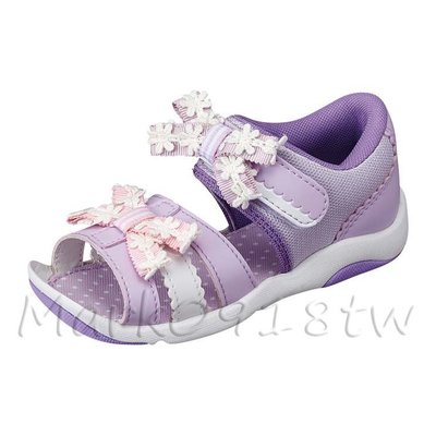 ☆【jp日本進口童鞋】☆JP:7061301日本MoonStar 輕量涼鞋(紫色)990免運費
