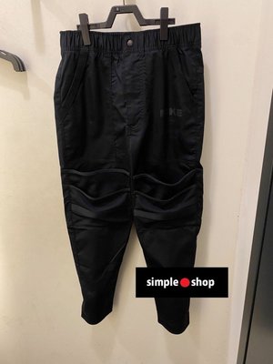 【Simple Shop】NIKE CITY 運動長褲 大口袋 反光標語 工作褲 工裝長褲 黑色 DD5914-010