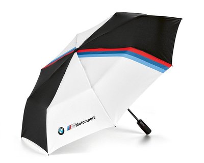 BMW 原廠 生活精品 M Motorsport Pocket Umbrella 雨傘 / 摺疊傘 / 短柄傘 自動傘
