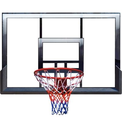 限時免運-宇達戶外籃板 成人固定高度籃球框 室內掛壁式籃框-趣多多