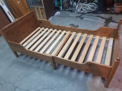 毅昌二手家具~IKEA伸縮單人床~中古家具 回收家具