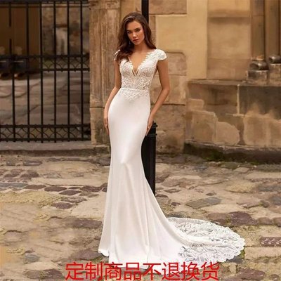 Gorgeous Mermaid Wedding Dresses 2021 Cap Sl~特價