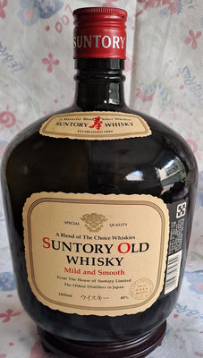 Suntory Old Whisky三得利老威士忌 1400ml空酒瓶(日本製)