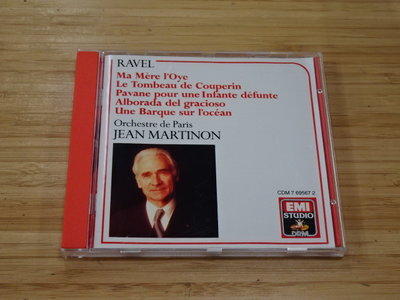 《啟元唱片》拉威爾[吉恩·馬蒂農/指揮] RAVEL[JEAN MARTINON] 鵝媽媽組曲 西德版,片況良好