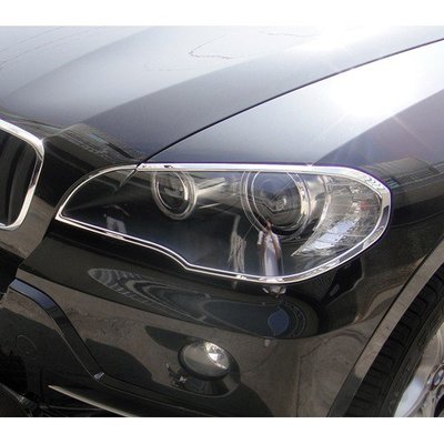 【JR佳睿精品】改裝 BMW X5 E70 2006-2011 鍍鉻大燈框 前燈框 頭燈 飾條 電鍍 台灣製