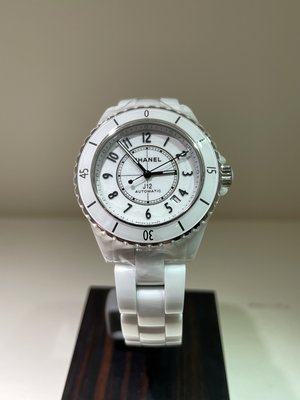 【 大西門鐘錶 】香奈兒 J12  H5700 38MM 白色陶瓷機械腕錶