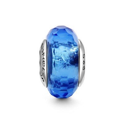 459元 // 現貨SOUFEEL 索菲爾 925純銀 琉璃珠 深藍冰晶 琉璃 Pandora 適用