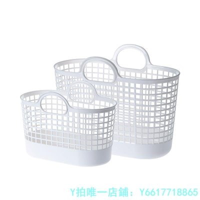 特賣-洗衣籃Like-it日本進口手提式臟衣籃衣物收納籃收納筐家用塑料洗衣籃