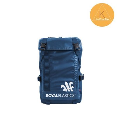 凱喬美│Royal elastics 澳洲 皇家 多色 翻蓋 拼接 後背包 機能 藍 防潑水 多層 收納 鑰匙小物