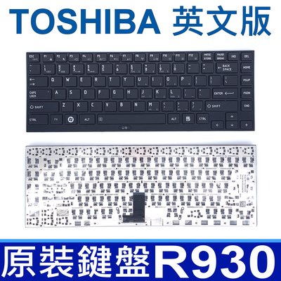 全新品 TOSHIBA R930 英文版 鍵盤 R700 R705 R730 R731 R830 R835 R935