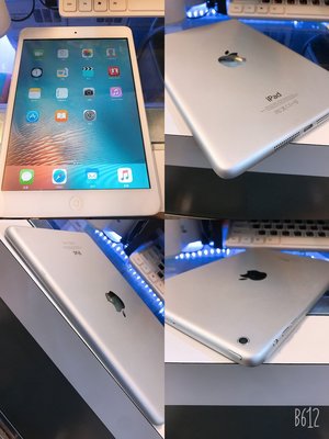 『皇家昌庫』Ipad蘋果平板 銀色 Ipad Mini1 64G 外觀些微損傷/功能正常 贈皮套+鋼化膜