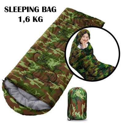 BEAR戶外聯盟睡袋軍用厚英國 170x75 最新防水保暖戶外睡袋 SD-3