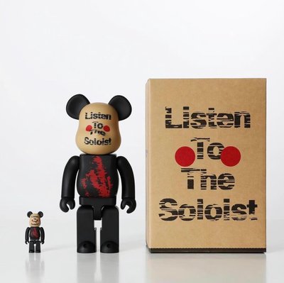 BEETLE BE@RBRICK THE SOLOIST PAUSE≒PLAY 日本 潮牌 100% 400%
