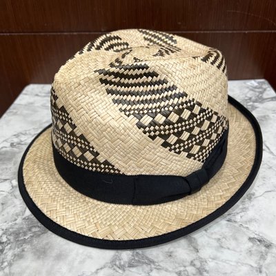 極新 CA4LA 超美造型編織紳士草帽 男女可戴