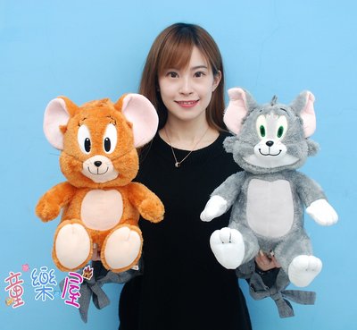 湯姆貓與傑利鼠娃娃 正版授權 12吋 湯姆貓娃娃 傑利鼠娃娃  Tom Jerry 貓咪娃娃 老鼠娃娃 湯姆貓傑利鼠
