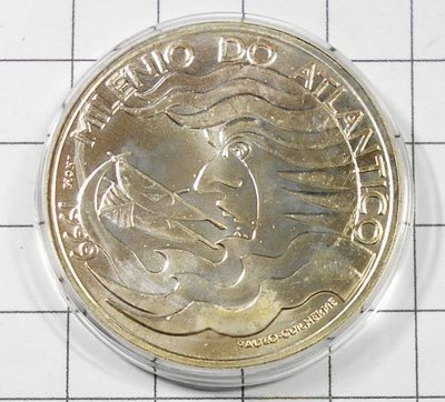 ZZ092 葡萄牙1999年 千年大西洋 1000 ESC銀幣
